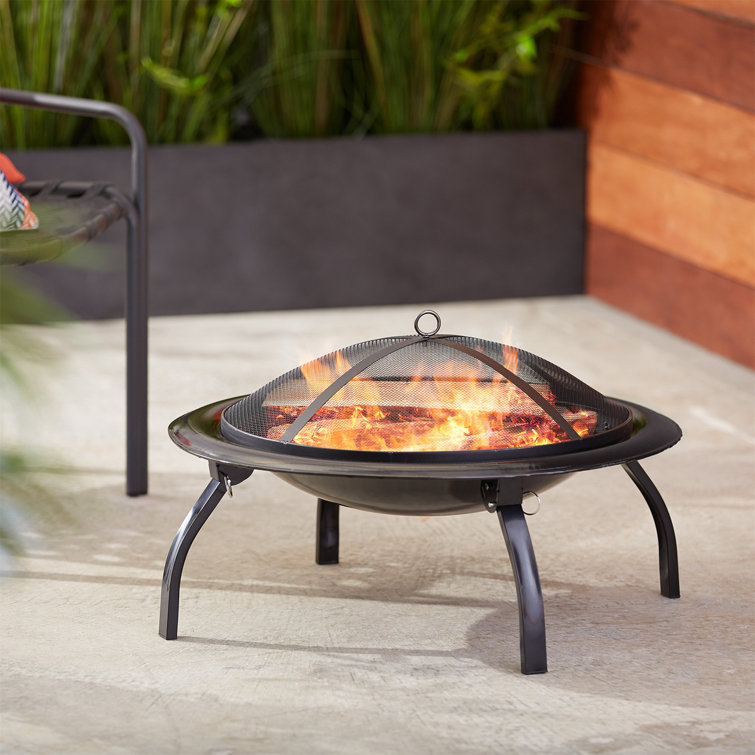 Ophelia & Co. Portable Folding Fire Pit Wayfair.co.uk